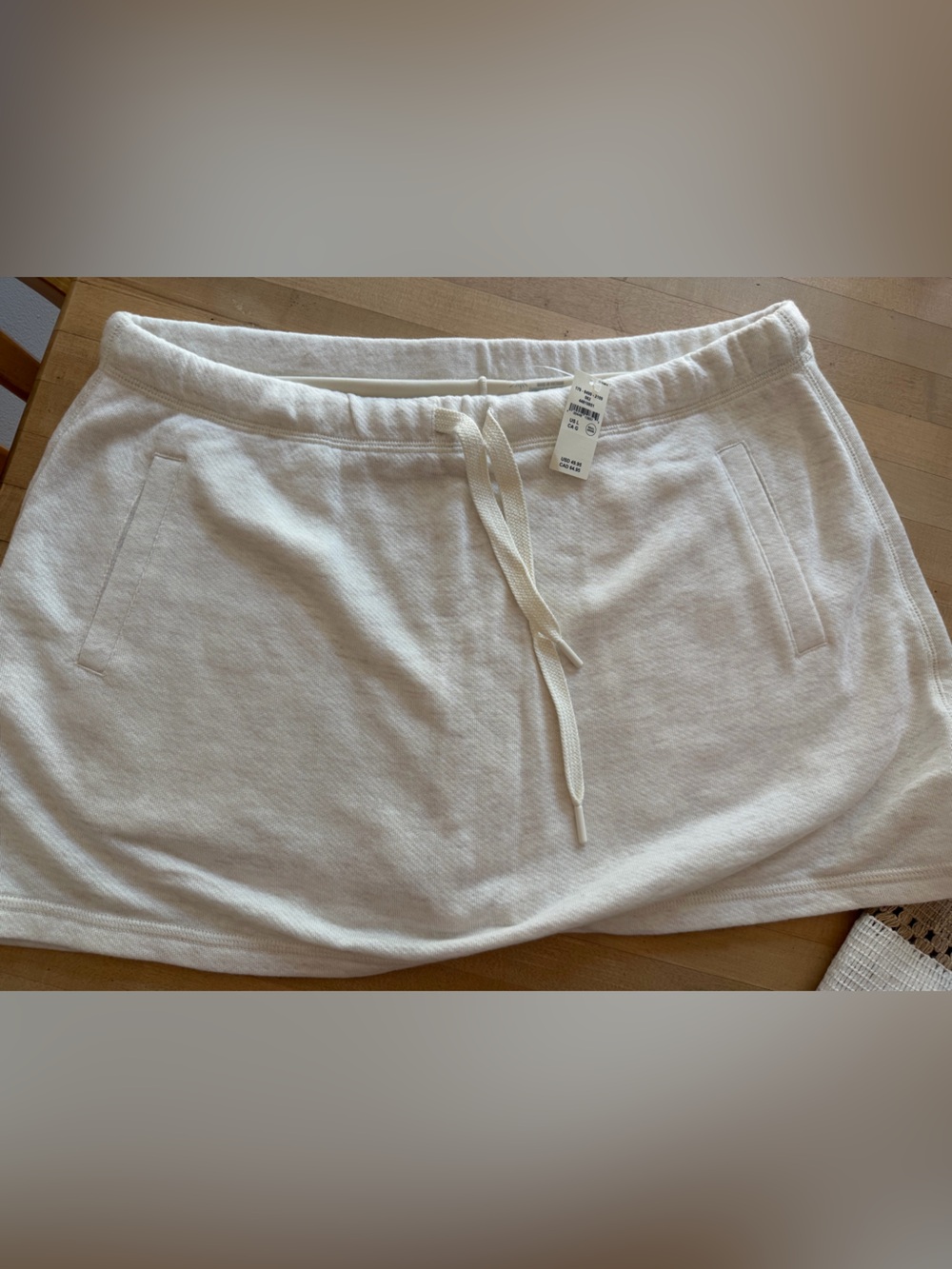 Aerie beige skort modal/cotton size large